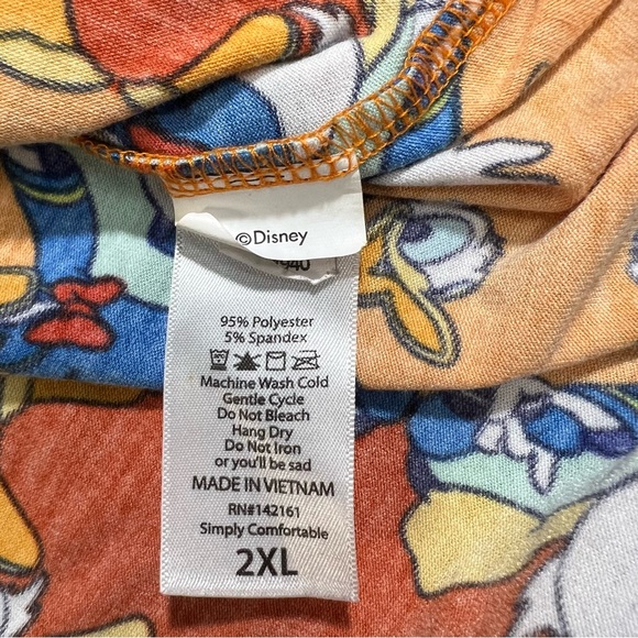 LuLaRoe Disney Donald Duck Print Raglan Top Tee - Picture 6 of 8